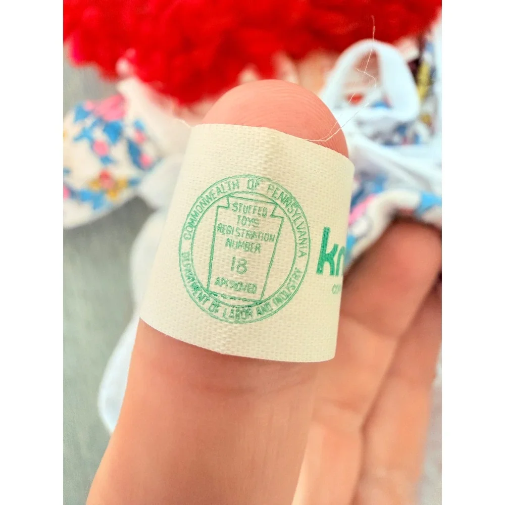 Vintage Knickerbocker Raggedy Ann 13